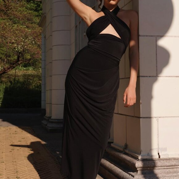 NWT The Great Eros Infinity Skirt - Midi - Black - Medium - Picture 1 of 7